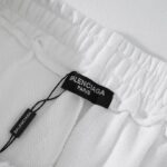 Shorts Balenciaga Balen Ciaga Print White BL037 - Image 7