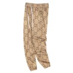 Pants Gucci Monogram Beige Joggers GC052 - Image 3