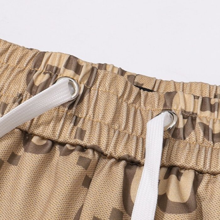Pants Gucci Monogram Beige Joggers GC052 - Image 6