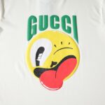 T-shirt Gucci Emoji Logo White GC012 - Image 4