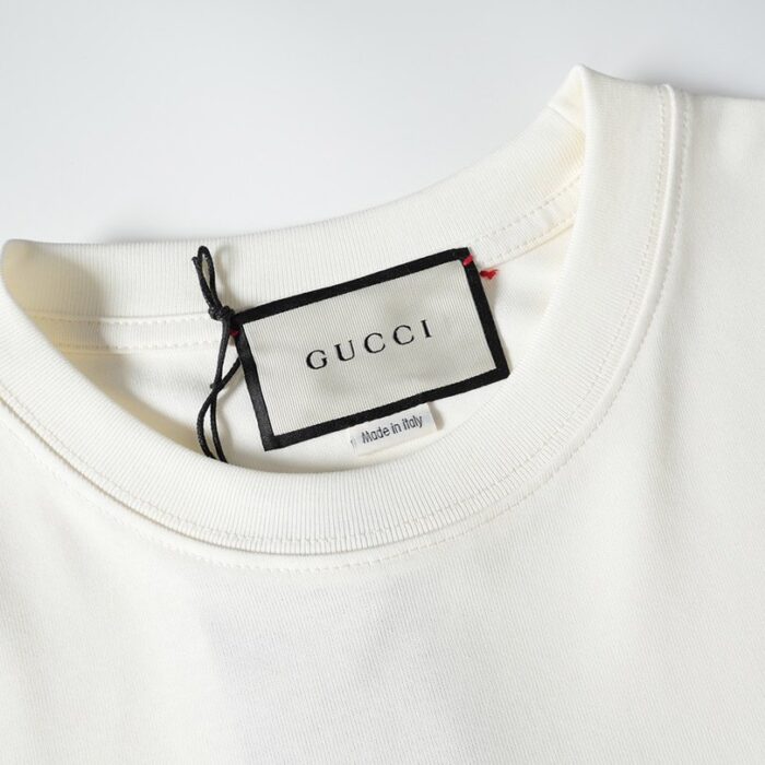 T-shirt Gucci Emoji Logo White GC012 - Image 7