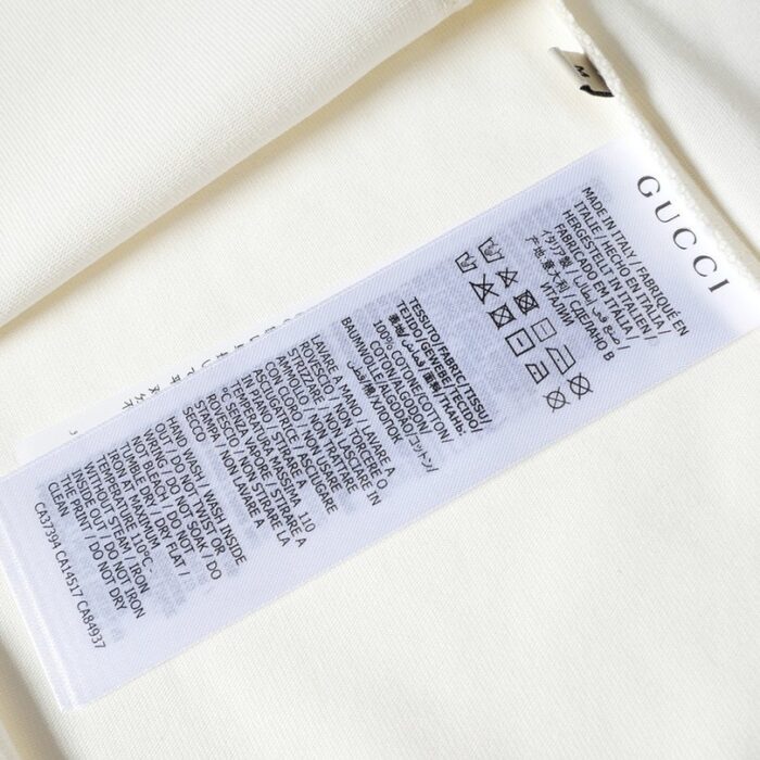 T-shirt Gucci Emoji Logo White GC012 - Image 8
