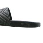 Slides Gucci GG Black Rubber Monogram GC034 - Image 2