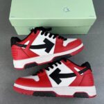Off-White Out Of Office "OOO" Black White Red - Image 2