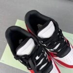Off-White Out Of Office "OOO" Black White Red - Image 7