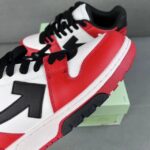 Off-White Out Of Office "OOO" Black White Red - Image 5