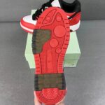 Off-White Out Of Office "OOO" Black White Red - Image 9