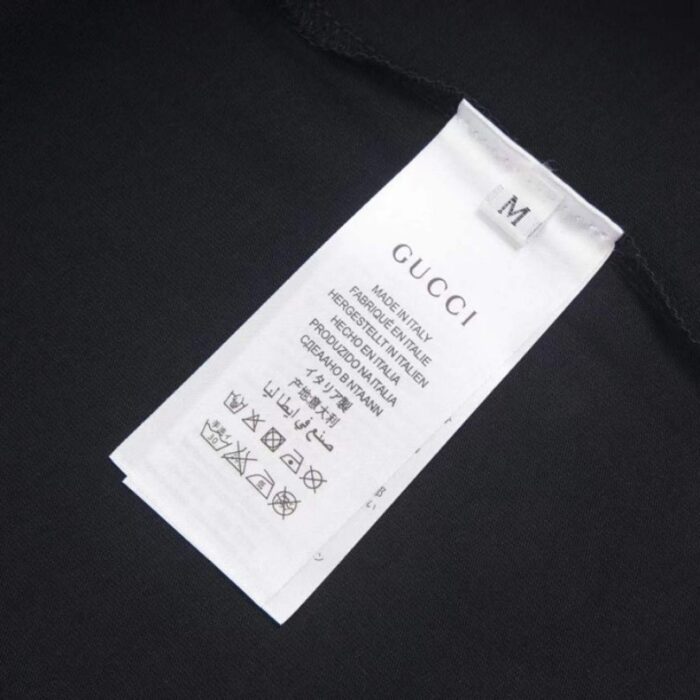 T-shirt Gucci Dans Les Rue Black GC050 - Image 7