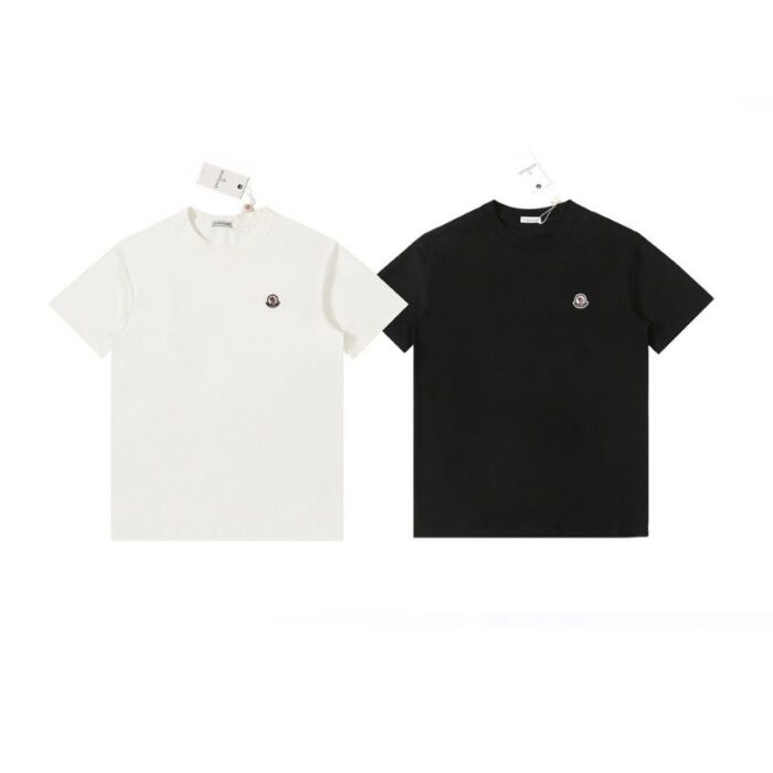 T-shirt Moncler Logo Patch Cotton MCL007 - Image 5