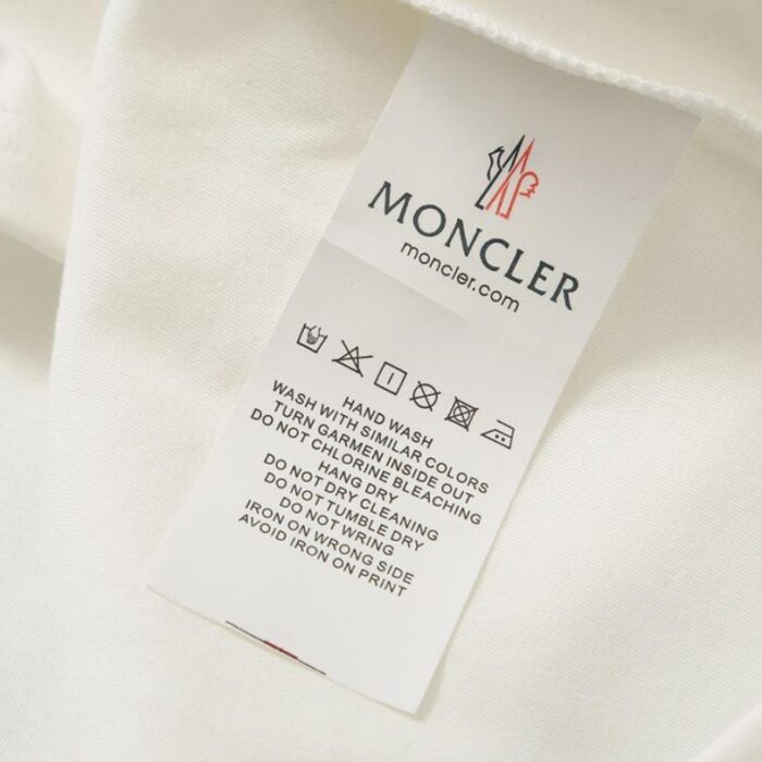 T-shirt Moncler Logo Patch Cotton MCL007 - Image 9