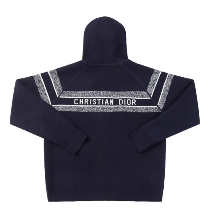 Hoodie Christian Dior Monogram Knit Jacket DO067 - Image 7