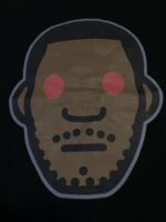T-shirt BAPE Red Eye Face White BP056 - Image 4
