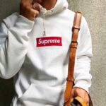 Hoodie Supreme Box Logo White SP008 - Image 4
