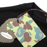 T-shirt BAPE Camo Flower Ape Head Black BP050 - Image 5