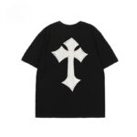 T-shirt Chrome Hearts Large Cross Black Logo CH018 - Image 2