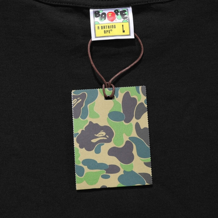 T-shirt BAPE Japan Map Embroidery Black BP010 - Image 15