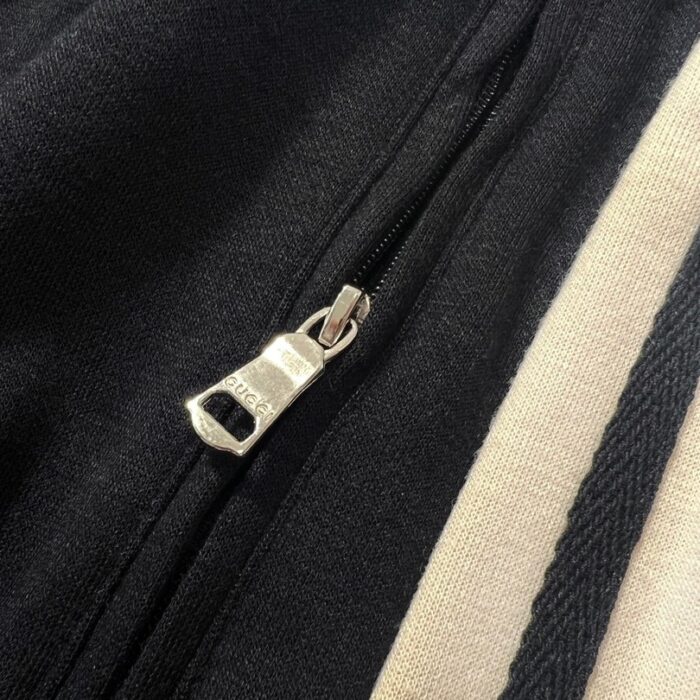 Shorts Gucci GG Stripe Trim Black GC093 - Image 6