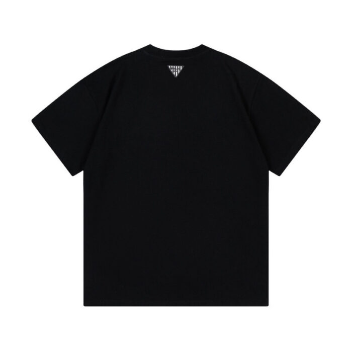 T-shirt Prada Milano Black Drip Logo PD035 - Image 2