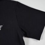T-shirt Prada Crest Logo Black PD018 - Image 6