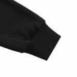 Hoodie Prada Milano Logo Black PD009 - Image 7