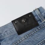 Shorts Chrome Hearts Black Cross Denim CH056 - Image 13