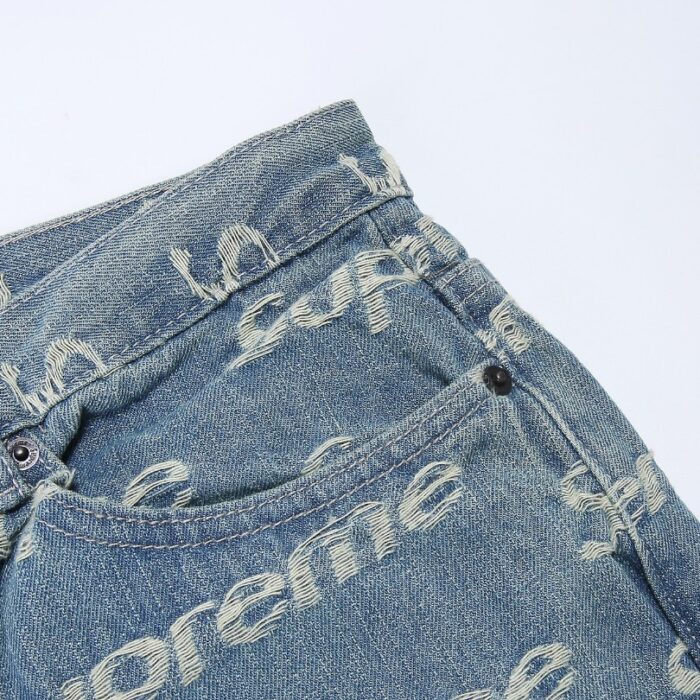 Jeans Supreme Logo Denim & Black Pack SP054 - Image 10