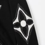 Hoodie Louis Vuitton LV Embroidered Zip-Up LV056 - Image 6