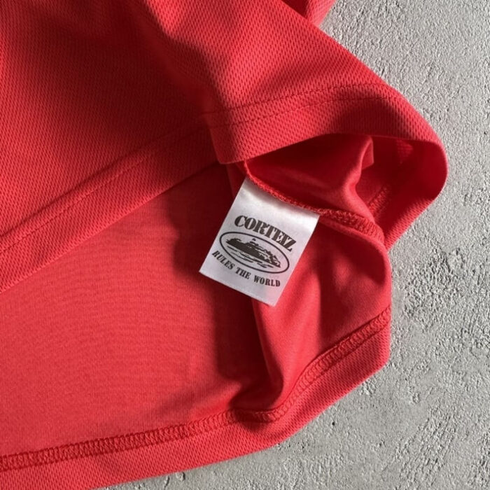 T-shirt Corteiz RTW 18 Red Jersey CZ004 - Image 11