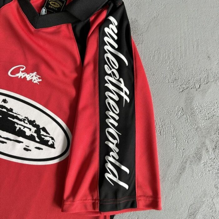 T-shirt Corteiz RTW 18 Red Jersey CZ004 - Image 6