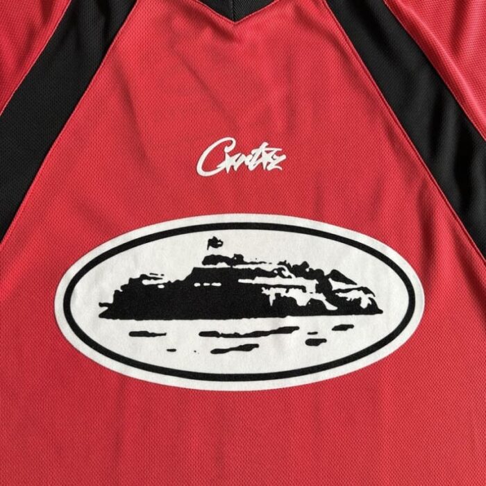 T-shirt Corteiz RTW 18 Red Jersey CZ004 - Image 5