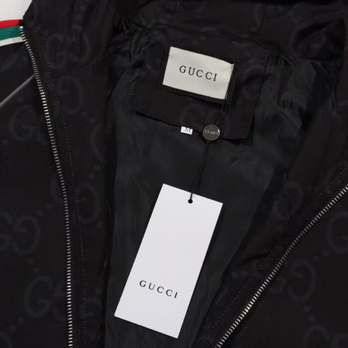 Jacket Gucci Monogram Hooded GC096 - Image 10