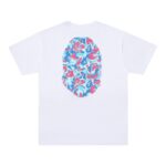 T-shirt BAPE Color Camo Ape Head White BP007 - Image 2