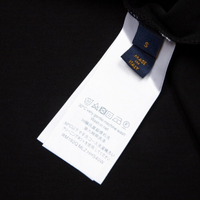 T-shirt Louis Vuitton Very Lovely Black LV017 - Image 9