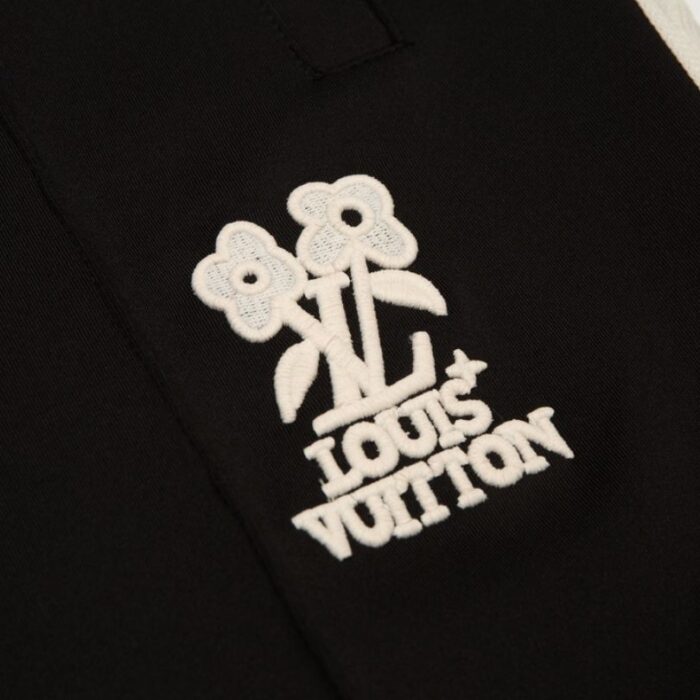 Track Pants Louis Vuitton LV Lovers Black LV062 - Image 4