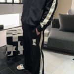 Track Pants Louis Vuitton LV Lovers Black LV062 - Image 10