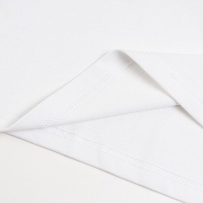 T-shirt Prada Logo Patch White PD016 - Image 6