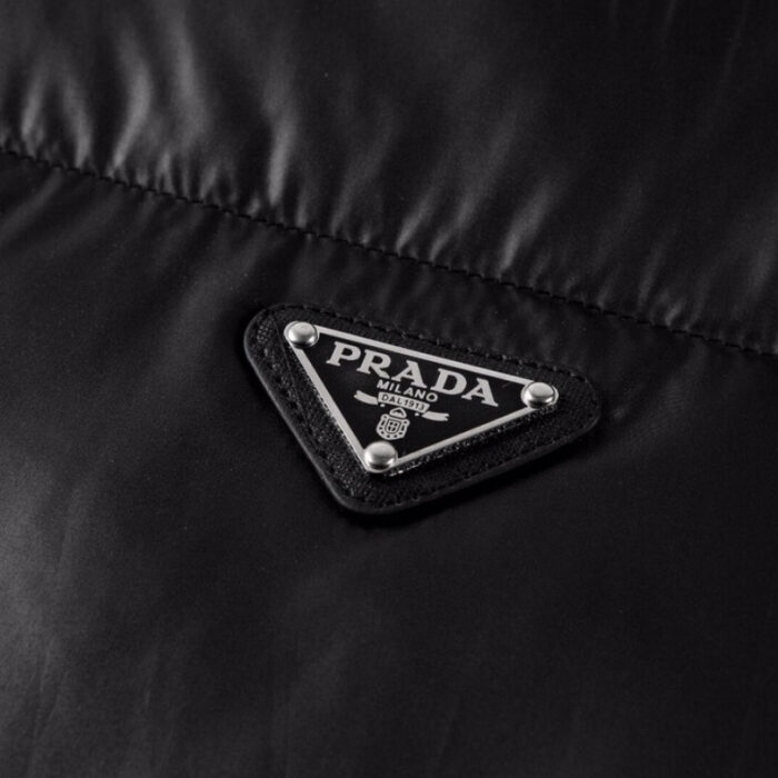 Jacket Puffer Prada Black and White PD048 - Image 6