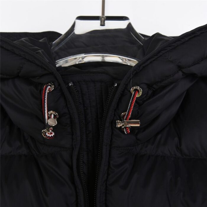 Vest Puffer Moncler Hooded Black Logo MCL011 - Image 8