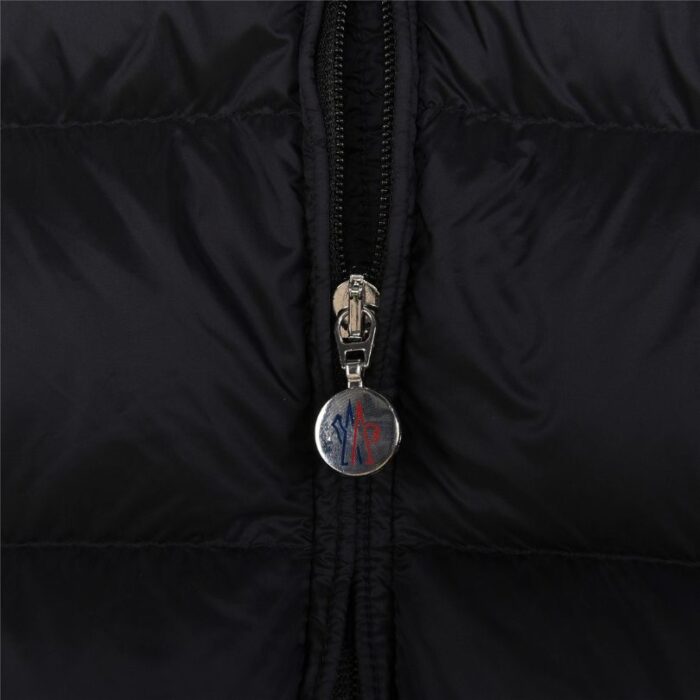 Vest Puffer Moncler Hooded Black Logo MCL011 - Image 7