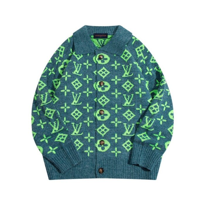 Cardigan Louis Vuitton LV Monogram Knit LV057 - Image 2