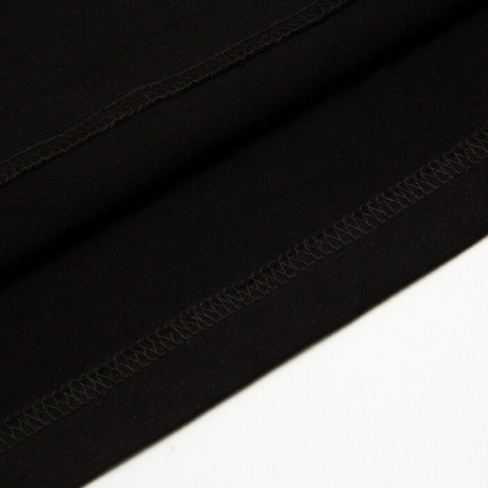 T-shirt Dior Black Monogram Logo DO063 - Image 7