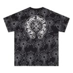 T-shirt Chrome Hearts Cross Pattern Black CH002 - Image 2