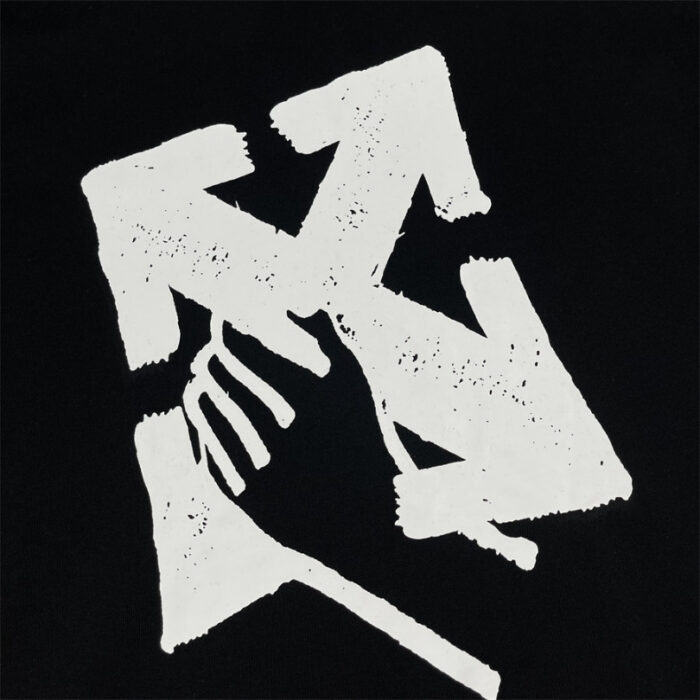 Hoodie Off-White Arrows Black OFF010 - Image 6