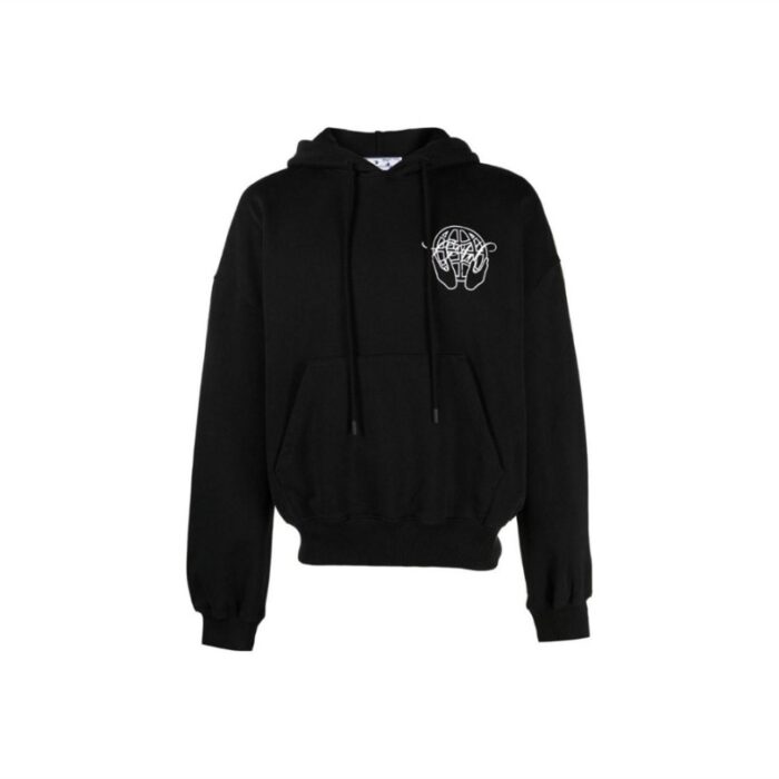 Hoodie Off-White Arrows Black OFF010 - Image 4