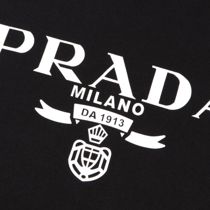 Sweatshirt Prada Milano Black Crewneck PD026 - Image 5