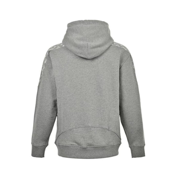 Hoodie Louis Vuitton Monogram Grey LV039 - Image 2