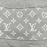 Hoodie Louis Vuitton Monogram Grey LV039 - Image 4
