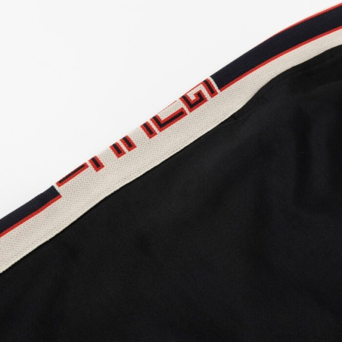 Shorts Gucci Logo Stripe Black GC076 - Image 7