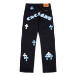Jeans Chrome Hearts Chengdu Cross Patch CH024 - Image 2