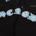 Jeans Chrome Hearts Chengdu Cross Patch CH024 - Image 5